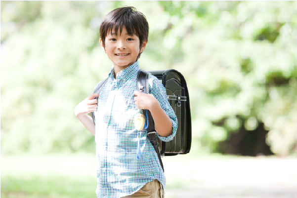 ランドセルと男の子