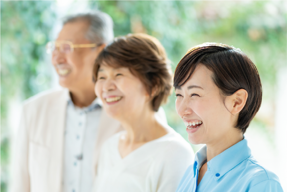 丁寧な説明とやさしい声かけ